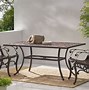 Image result for Outdoor Slat Top Rectangular Dining Table