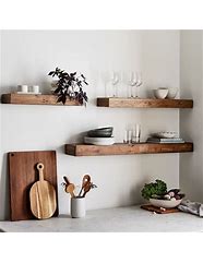 Image result for Live Edge Wood Shelves System Walk-In Clothes Closet