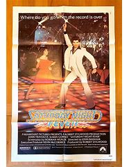 Image result for Saturday Night Fever Movie Poster Art