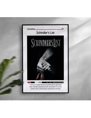 Image result for Schindler's List Film Poster