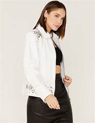 Image result for Lady Short Leather Jacket