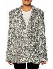 Image result for Silver Faux Fur Jacket