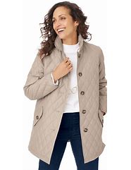Image result for Quilted Shirt Jacket