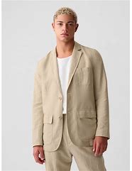 Image result for Men's Casual Cotton Blazer