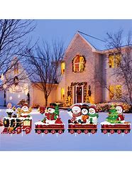 Image result for Plastic Christmas Yard Decorations
