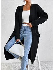 Image result for Long Sweater Coat