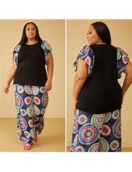 Image result for New Women Fashion Plus Size Holiday Casual Vintage Long Sleeve Tops Multicolor%2F3XL