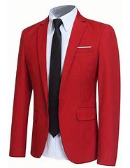 Image result for Men Red Blazer Suit Jackets