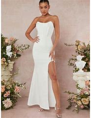Image result for Bustier Maxi Dress