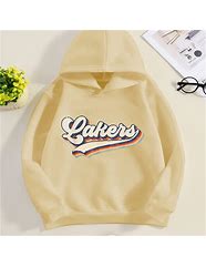 Image result for Yellow Lakers Hoodie