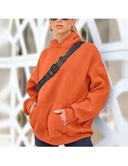 Image result for Orange Sweatshirt Women