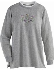 Image result for Old Lady Embroidered Sweatshirt