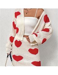 Image result for Heart Sweaters for Women