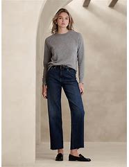 Image result for High-Rise Straight Jeans Women