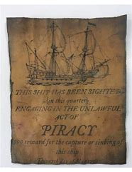 Image result for Pirate Wanted Sign