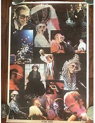 Image result for Elton John Psychadelic Poster