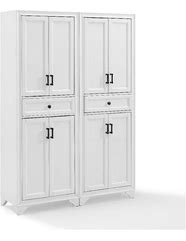 Image result for White Kitchen Pantry Cabinet
