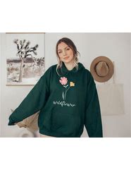 Image result for Floral Design Hoodie Sweatshirts Women