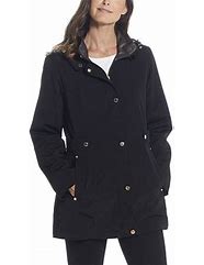 Image result for Women's Black Hooded Jacket