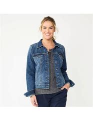 Image result for Jean Jacket Vest Women