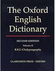 Image result for Old Oxford Dictionary