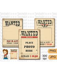 Image result for Wanted Poster for Kids