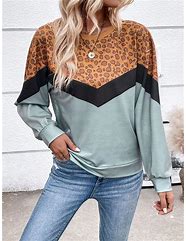 Image result for Burgundy Sweatshirt with Leopard Accent