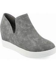 Image result for Gray Wedge Sneakers