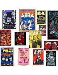 Image result for 50s Concert Posters