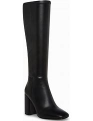 Image result for Black Suede Knee Boots