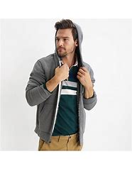 Image result for Grey Zip Up Hoodie Outfit Men
