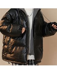 Image result for Women's Hooded Leather Jacket