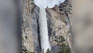 Watch a Yosemite waterfall roar as winter's historic snow melts