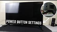 How to Use SHARP Smart TV Power Button Function Settings