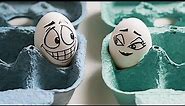 10 Funny Egg Faces Art