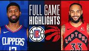 CLIPPERS at RAPTORS | FULL GAME HIGHLIGHTS | January 26, 2024