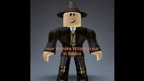 How to make Wizard avatar in Roblox