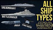 ALL Ship Types and Classes in Star Wars Legends & Canon