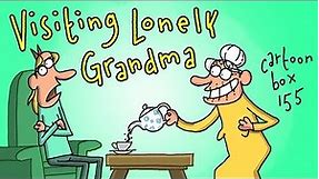 Visiting Lonely Grandma | Cartoon Box 155 | By FRAME ORDER