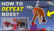 How to DEFEAT Reindeer BOSS EASY? Event Glitch (Roblox Mad City)