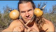 Making Primitive Music with Native Gourd Rattles (Maracas)