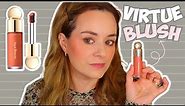 *new* Rare Beauty blush in VIRTUE (try on, comparison with other blushes, my thoughts)