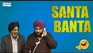 Santa Banta Comedy Jokes | Sharab | HIlarious | Comedy Skit -39