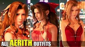 Final Fantasy VII Remake : All Aerith Outfits For Don Corneo ( From Simple to Drop-dead Gorgeous )