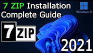 How To Install 7-Zip On Windows 11 [ 2021 Update ] Complete Step by Step Guide