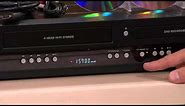 Funai VCR/DVD Recorder w/ 5 Recordable DVDs & HDMI Cable with Gabrielle Kerr