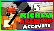 5 Richest Abandoned Roblox Accounts