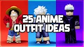 25 Anime Outfit Ideas Compilation #roblox