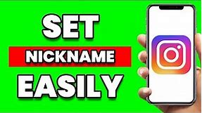 How To Set Nickname In Instagram Chat (EASY)