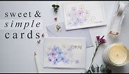 Beautiful 15 Minute Watercolor Greeting Cards